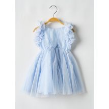 LES PETITS INCLASSABLES - Robe longue bleu en polyester - Fille - Taille TU - Modz