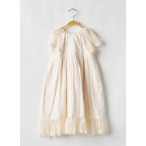 LES PETITS INCLASSABLES - Robe longue beige en coton - Fille - Taille TU - Modz