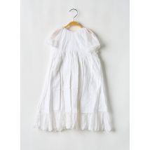 LES PETITS INCLASSABLES - Robe longue blanc en coton - Fille - Taille TU - Modz