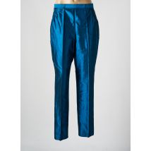 KREYANN DOUALA - Pantalon slim bleu en soie - Femme - Taille 44 - Modz