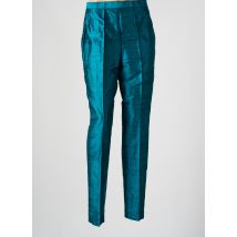 KREYANN DOUALA - Pantalon slim vert en soie - Femme - Taille 42 - Modz