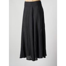 120% LINO - Jupe longue gris en lin - Femme - Taille 42 - Modz