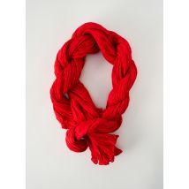 CLAUDE CHESNE - Foulard rouge en coton - Femme - Taille TU - Modz