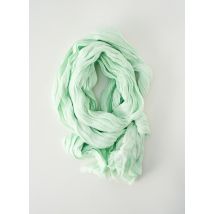 MANUELLE SUIBAL - Echarpe vert en lin - Femme - Taille TU - Modz