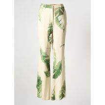 DMN - Pantalon droit beige en viscose - Femme - Taille 42 - Modz