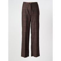 ATTIC AND BARN - Pantalon flare marron en polyester - Femme - Taille 38 - Modz