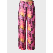 HEIMSTONE - Pantalon droit rose en viscose - Femme - Taille 38 - Modz