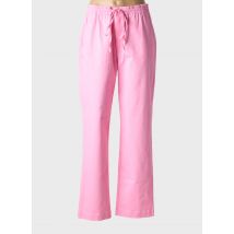 ESSENTIEL ANTWERP - Pantalon droit rose en coton - Femme - Taille 42 - Modz