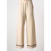 NOTSHY - Pantalon large beige en laine - Femme - Taille 40 - Modz
