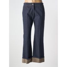 PHISIQUE DU ROLE - Jean coupe flare bleu en coton - Femme - Taille 38 - Modz