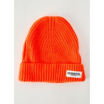 ESSENTIEL ANTWERP - Bonnet orange en acrylique - Femme - Taille TU - Modz