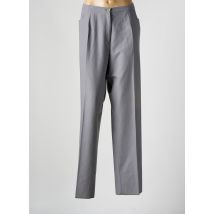 GRIFFON - Pantalon droit gris en polyester - Femme - Taille 52 - Modz