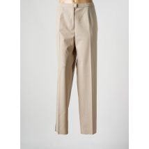 KARTING - Pantalon droit beige en polyester - Femme - Taille 50 - Modz