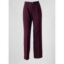 SARAH B - Pantalon droit violet en polyester - Femme - Taille 38 - Modz