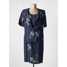 FRANCE RIVOIRE - Ensemble jupe bleu en lin - Femme - Taille 40 - Modz