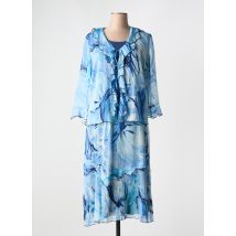 FRANCE RIVOIRE - Ensemble jupe bleu en polyester - Femme - Taille 40 - Modz
