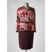 FRANCE RIVOIRE - Ensemble robe marron en polyester - Femme - Taille 54 - Modz