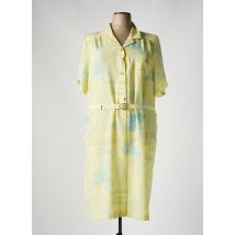 IMPULSION - Robe mi-longue jaune en polyester - Femme - Taille 54 - Modz