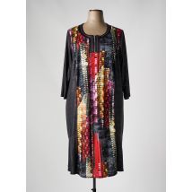 FRANCE RIVOIRE - Robe longue noir en coton - Femme - Taille 56 - Modz