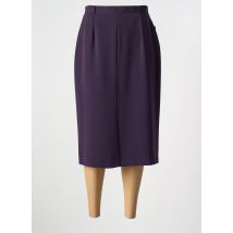 SARAH B - Jupe mi-longue violet en polyester - Femme - Taille 42 - Modz