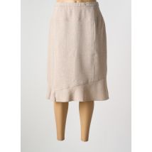 GUY DUBOUIS - Jupe mi-longue beige en polyester - Femme - Taille 42 - Modz