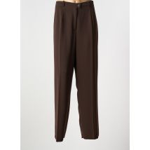 SARAH B - Pantalon droit marron en polyester - Femme - Taille 48 - Modz