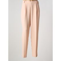 SARAH B - Pantalon droit rose en polyester - Femme - Taille 44 - Modz