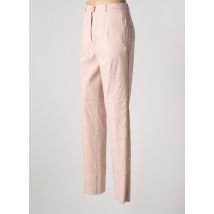KARTING - Pantalon droit rose en viscose - Femme - Taille 40 - Modz