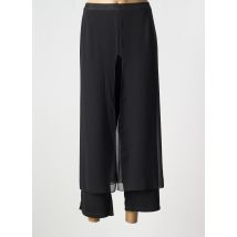 FRANCE RIVOIRE - Pantalon 7/8 noir en polyester - Femme - Taille 54 - Modz