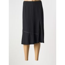 FRANCE RIVOIRE - Jupe mi-longue noir en polyester - Femme - Taille 50 - Modz