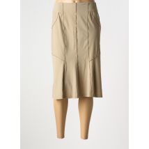 FRANCE RIVOIRE - Jupe mi-longue beige en polyamide - Femme - Taille 44 - Modz