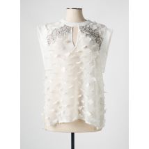 LESLIE - Top blanc en polyester - Femme - Taille 44 - Modz