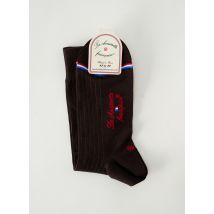 LA CHAUSSETTE FRANÇAISE - Chaussettes marron en coton - Homme - Taille 45-46 - Modz