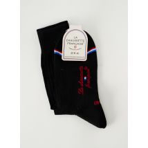 LA CHAUSSETTE FRANÇAISE - Chaussettes noir en coton - Homme - Taille 39-41 - Modz