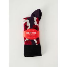 BERTHE AUX GRANDS PIEDS - Chaussettes violet en laine - Femme - Taille 35-38 - Modz