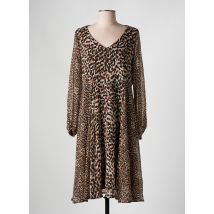 AN II VITO - Robe mi-longue beige en polyester - Femme - Taille 40 - Modz