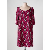 AN II VITO - Robe mi-longue rose en polyester - Femme - Taille 38 - Modz