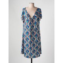 AN II VITO - Robe mi-longue bleu en polyester - Femme - Taille 38 - Modz