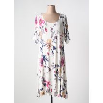 OLIVER JUNG - Robe mi-longue blanc en viscose - Femme - Taille 44 - Modz