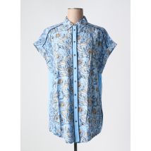 YESTA - Chemisier bleu en viscose - Femme - Taille 46 - Modz