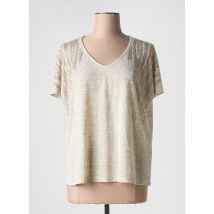 EGO - T-shirt beige en polyester - Femme - Taille 36 - Modz