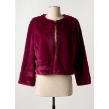 SURKANA - Manteau court violet en polyester - Femme - Taille 40 - Modz