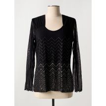 JEAN DELFIN - T-shirt noir en viscose - Femme - Taille 40 - Modz