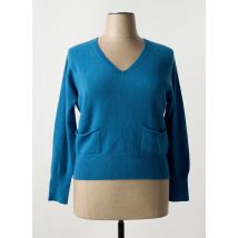 L'ATELIER D'ANNA - Pull bleu en viscose - Femme - Taille 44 - Modz
