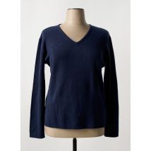 COULEURS DU TEMPS - Pull bleu en laine - Femme - Taille 44 - Modz