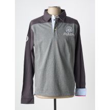 BLACK WELLIS - Polo gris en coton - Homme - Taille L - Modz