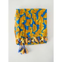 PALME - Foulard bleu en coton - Femme - Taille TU - Modz