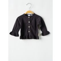 P'TIT BISOU - Gilet manches longues gris en coton - Fille - Taille TU - Modz