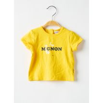 P'TIT BISOU - T-shirt jaune en coton - Garçon - Taille TU - Modz