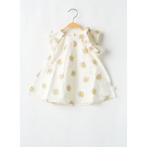 P'TIT BISOU - Robe mi-longue jaune en coton - Fille - Taille TU - Modz